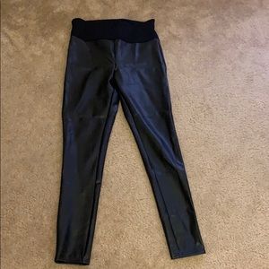 Assets by Spanx faux leather leggings